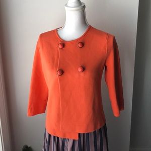 Vintage Orange J Crew Sweater